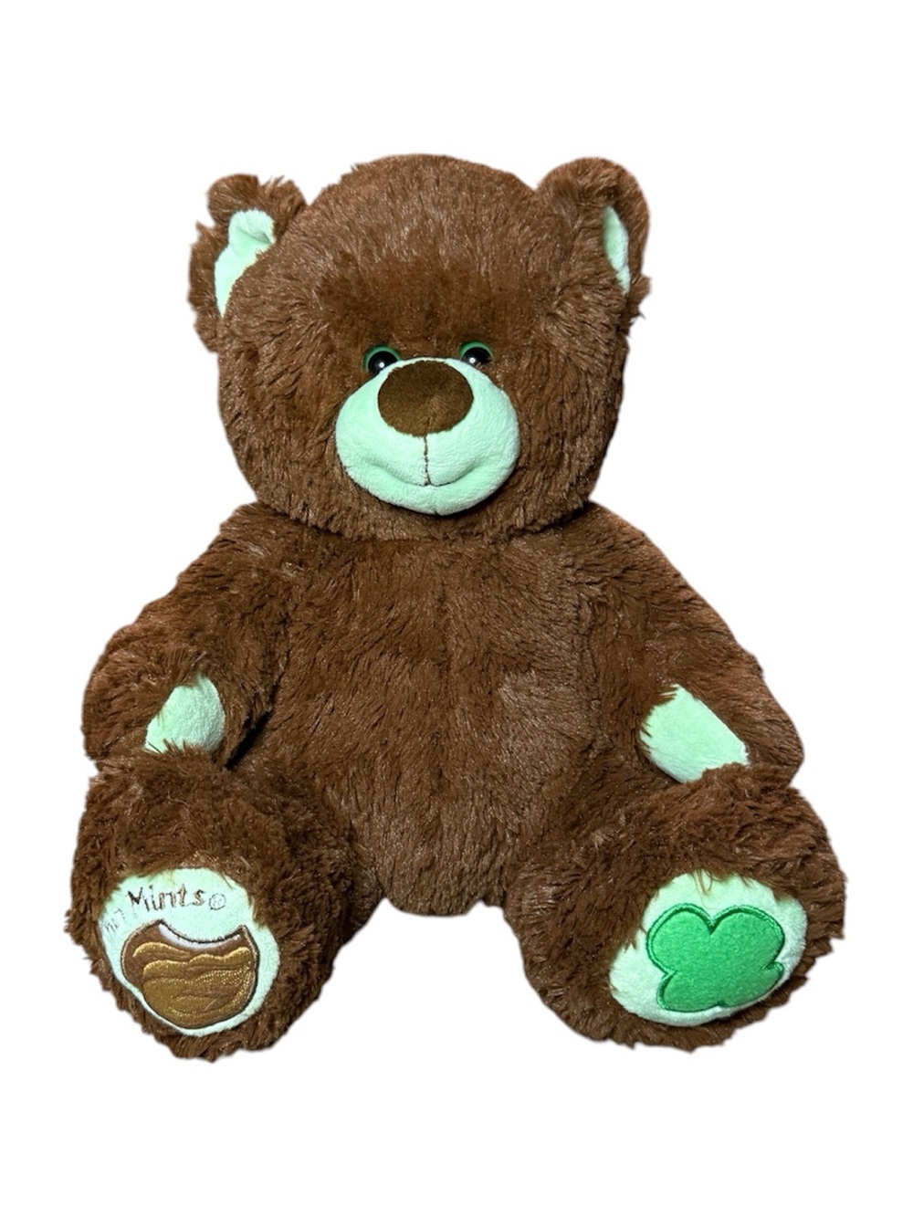 Build-A-Bear Girl Scouts Thin Mints‎ Teddy Bear Brown Mint Green Plush Retired